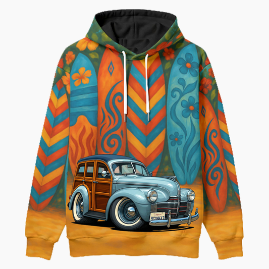 9GQN667 (CA) Woodie Hoodie - Surfboard