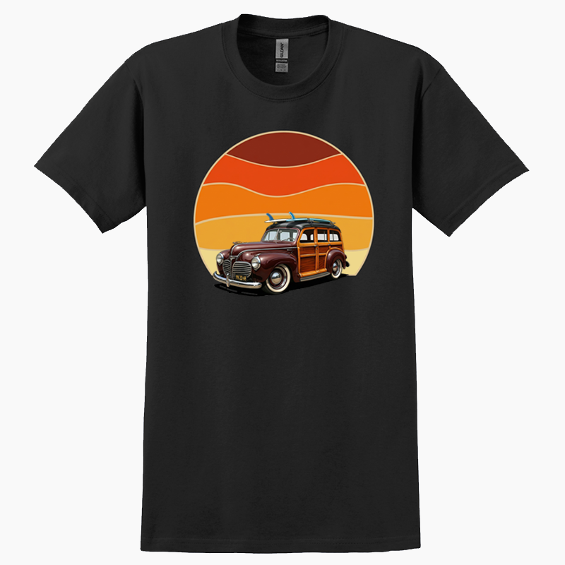 9H2368 (CA) T-Shirt - Woodie Sunrise