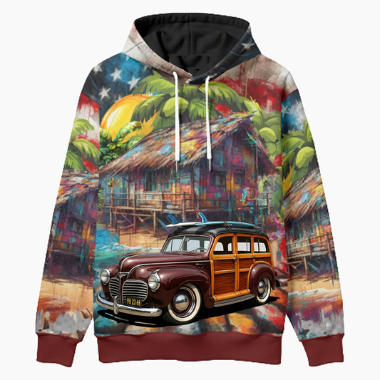 9H2368 (CA) Woodie Hoodie - Patriotic