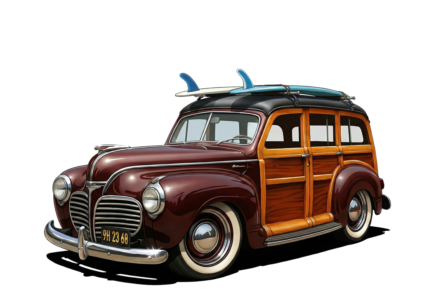 9H2368 (CA) T-Shirt - Tropical Woodie