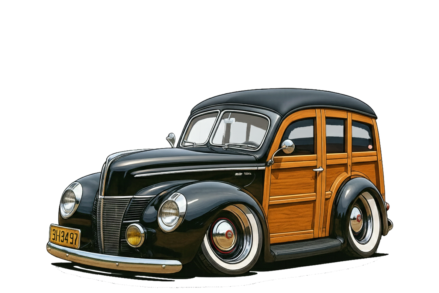 9H3497 (CA) T-Shirt - Tropical Woodie