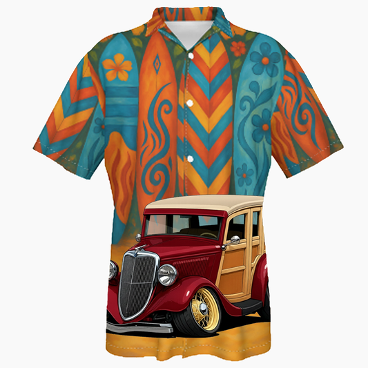 9K791 (CA) Hawaiian Shirt - Surfboard