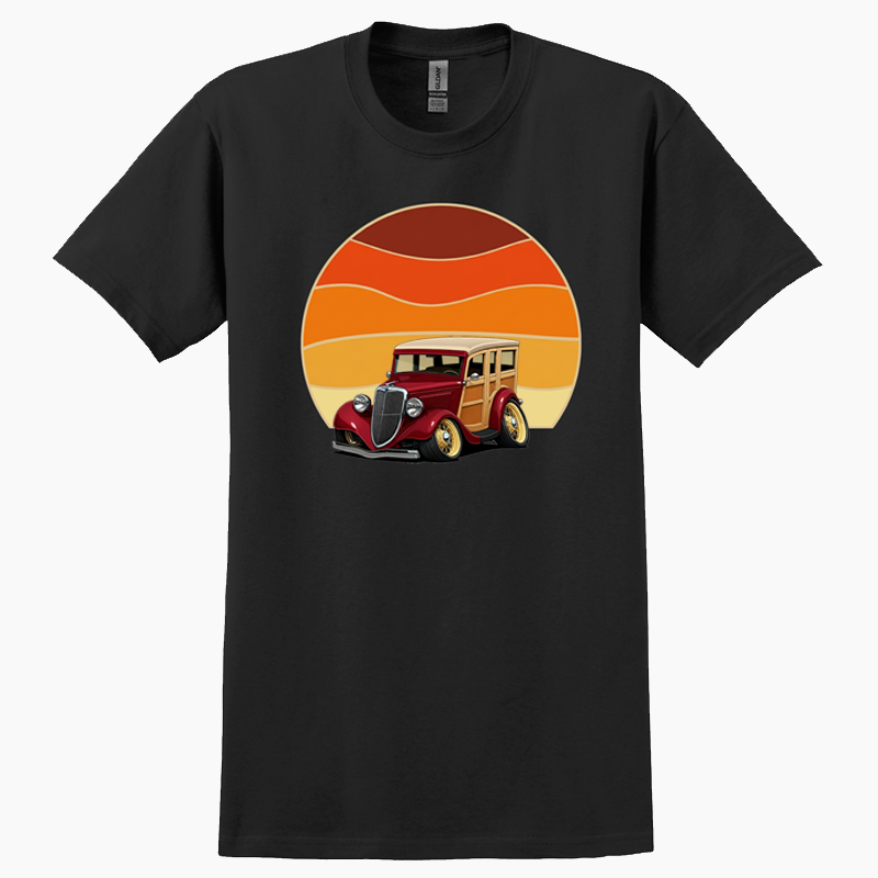9K791 (CA) T-Shirt - Woodie Sunrise