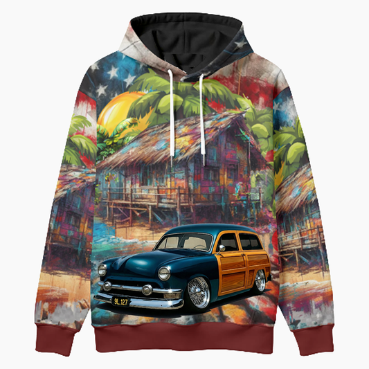 9L127 (CA) Woodie Hoodie - Patriotic