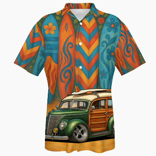 9NXA531 (CA) Hawaiian Shirt - Surfboard