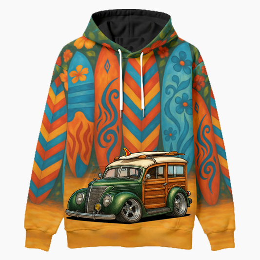 9NXA531 (CA) Woodie Hoodie - Surfboard