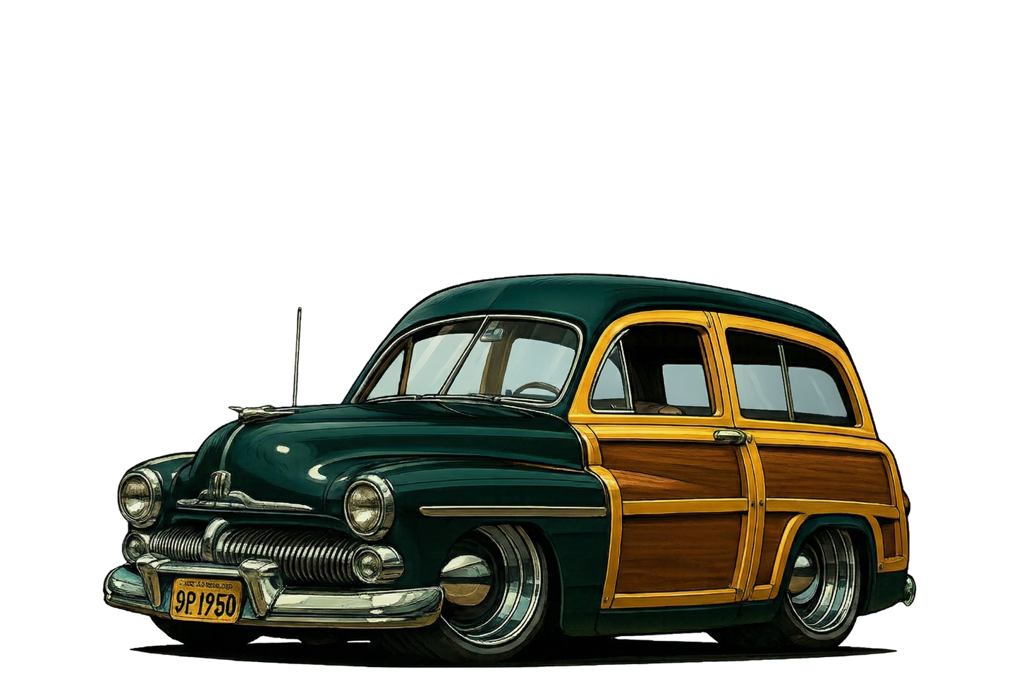 9P1950 (CA) T-Shirt - Tropical Woodie