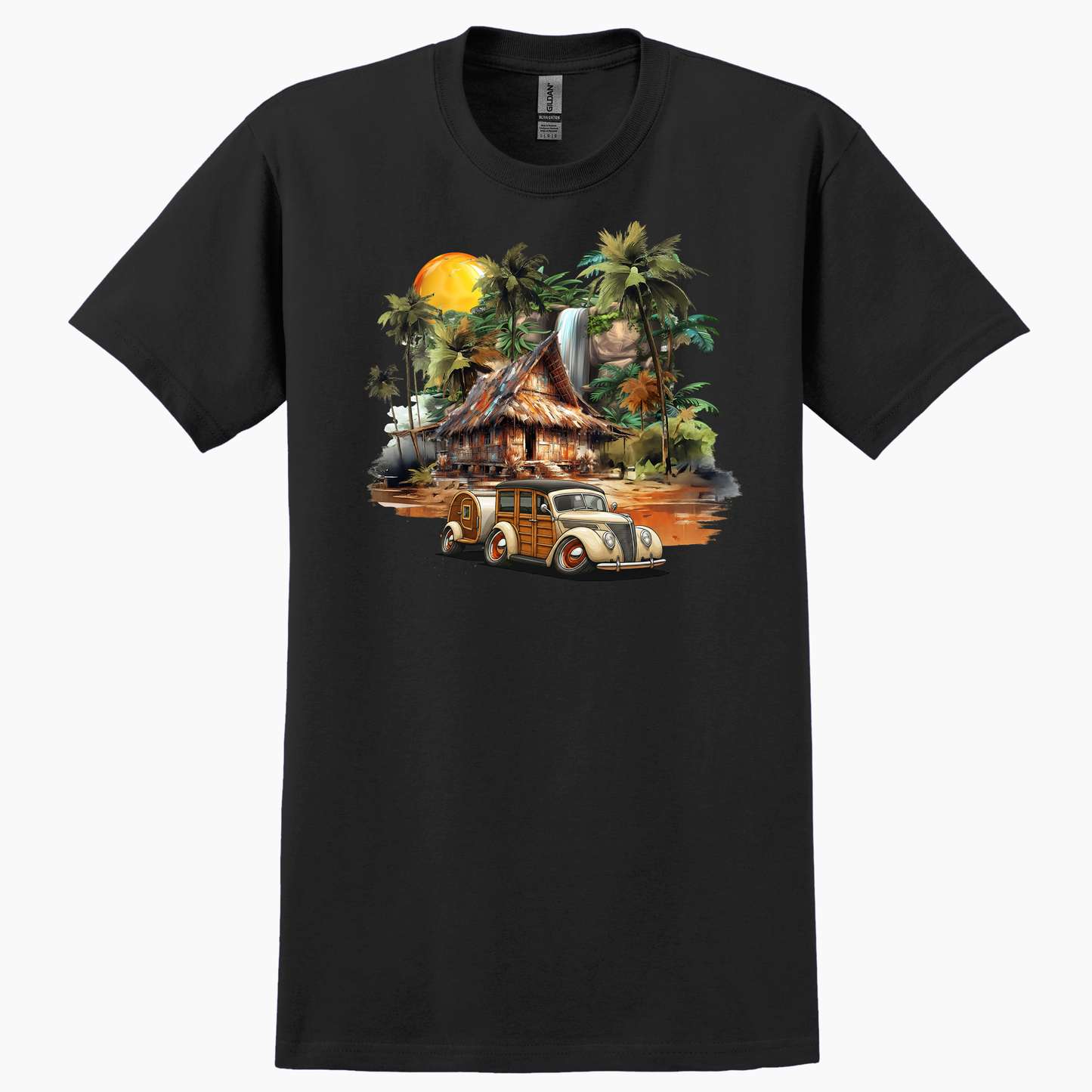 9TZA474 (CA) T-Shirt - Tropical Woodie