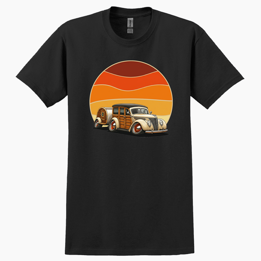 9TZA474 (CA) T-Shirt - Woodie Sunrise