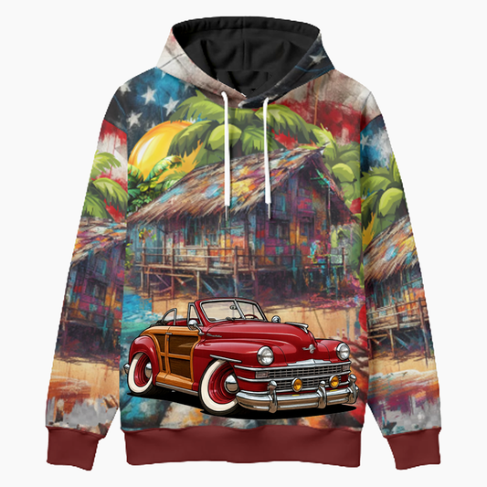 9UDY597 (CA) Woodie Hoodie - Patriotic