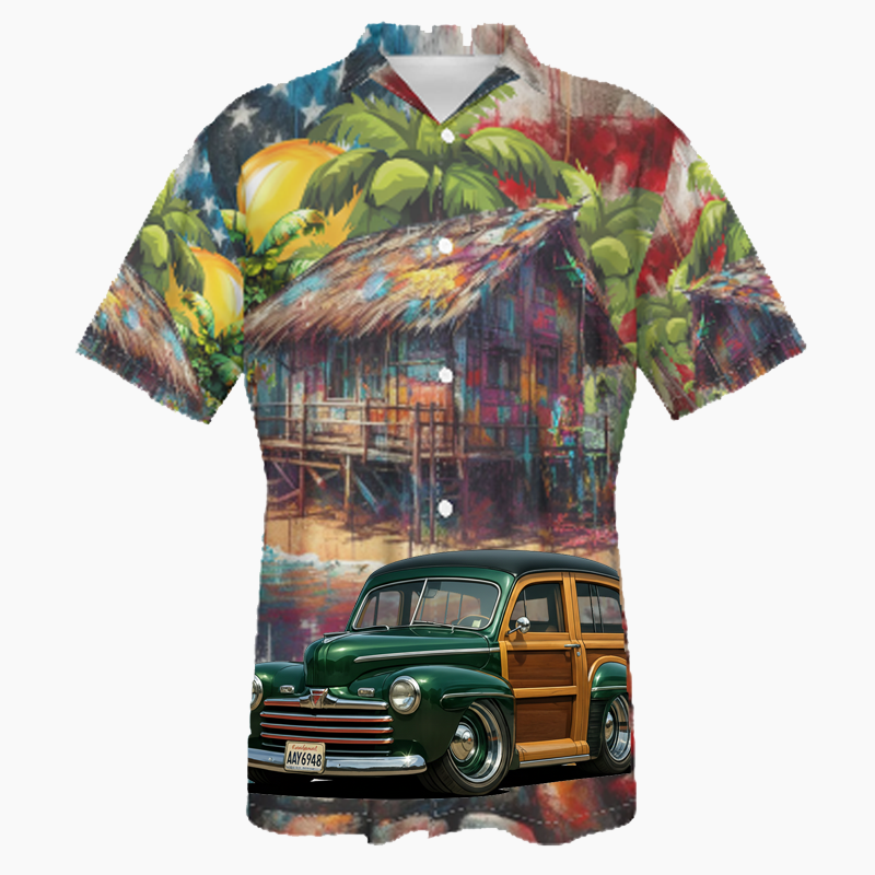 AAY6948 (WA) Hawaiian Shirt - Patriotic