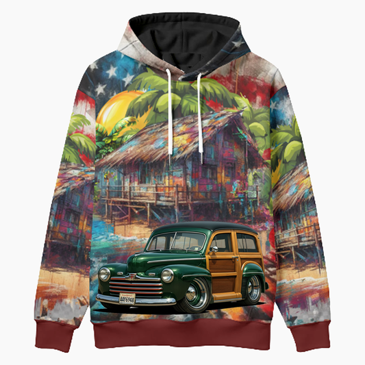 AAY6948 (WA) Woodie Hoodie - Patriotic