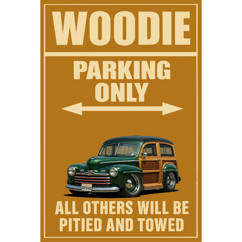 AAY6948 (WA) Sign - Woodie Parking Only