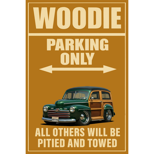 AAY6948 (WA) Sign - Woodie Parking Only