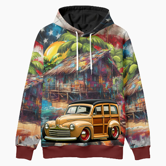 AKA6146 (AZ) Woodie Hoodie - Patriotic