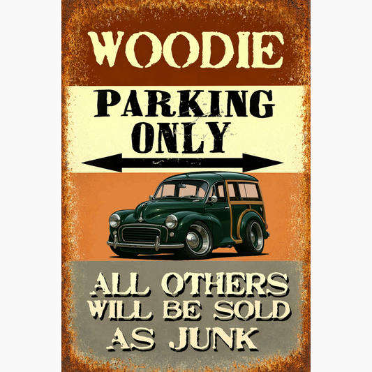 AMS01 (CA) Sign - Woodie Parking Only II