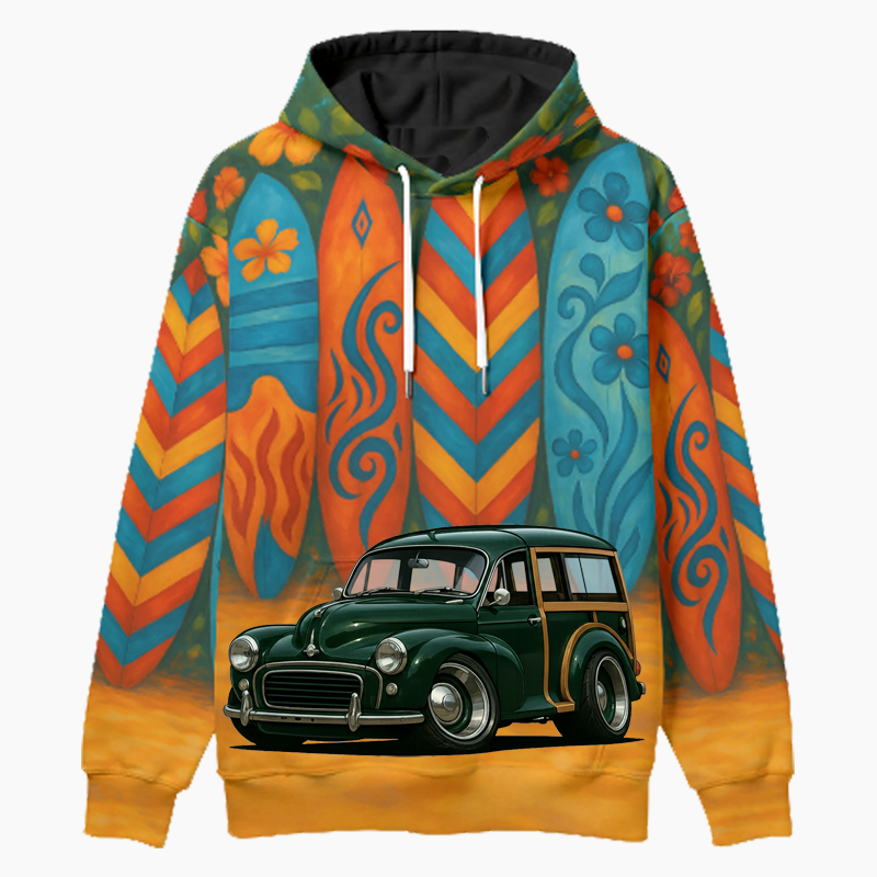 AMS01 (CA) Woodie Hoodie - Surfboard