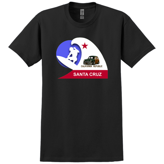 AWF200 (CA) T-Shirt WoW Santa Cruz California Surfer