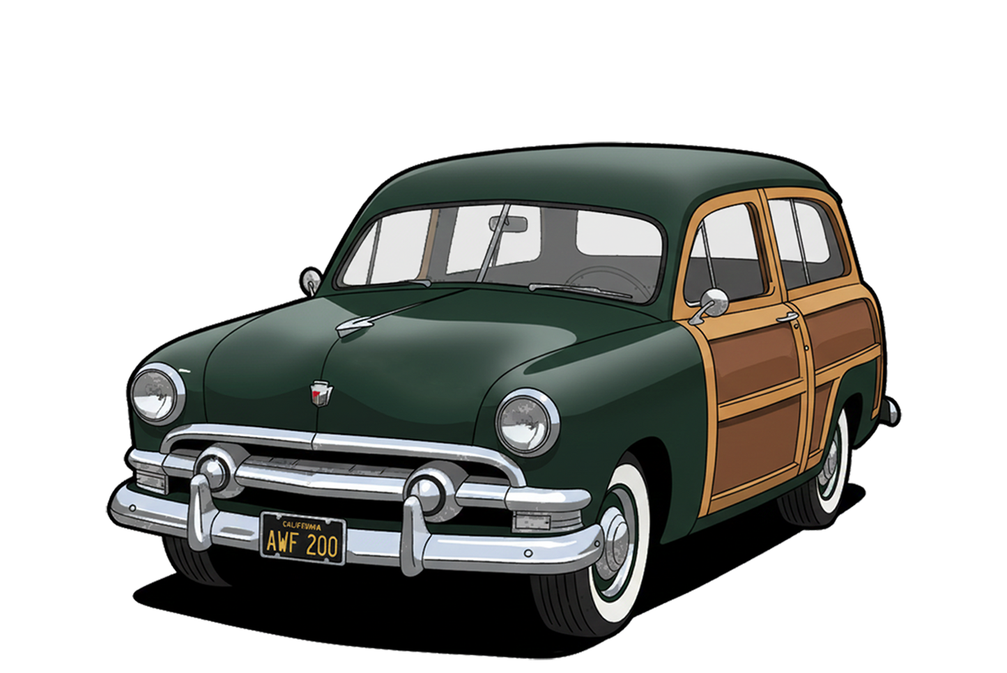 AWF200 (CA) Sign - Woodie Parking Only II