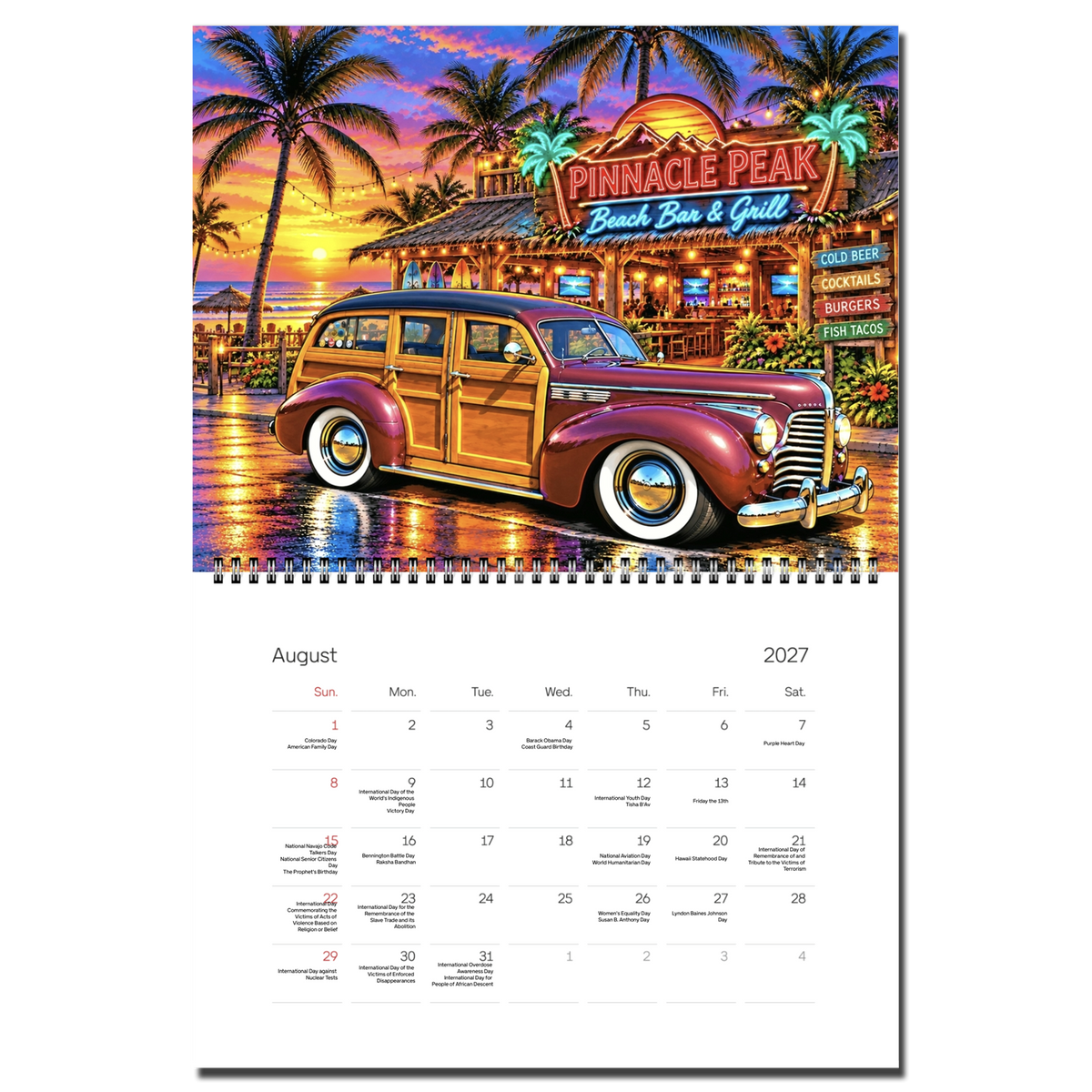2027 Woodie Calendar