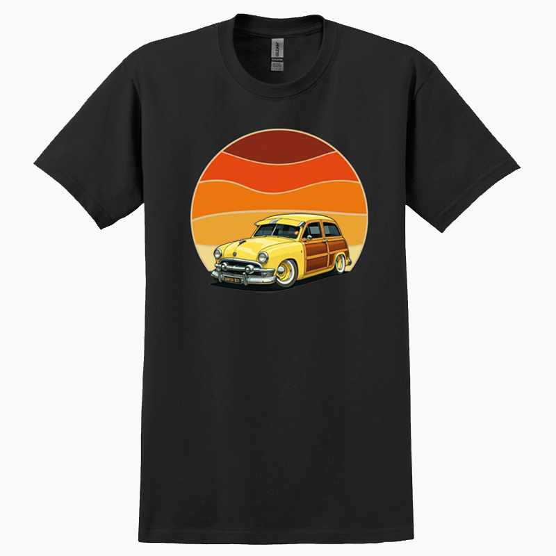 BEACHGY (CA) T-Shirt - Woodie Sunrise