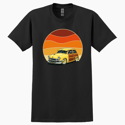 BEACHGY (CA) T-Shirt - Woodie Sunrise