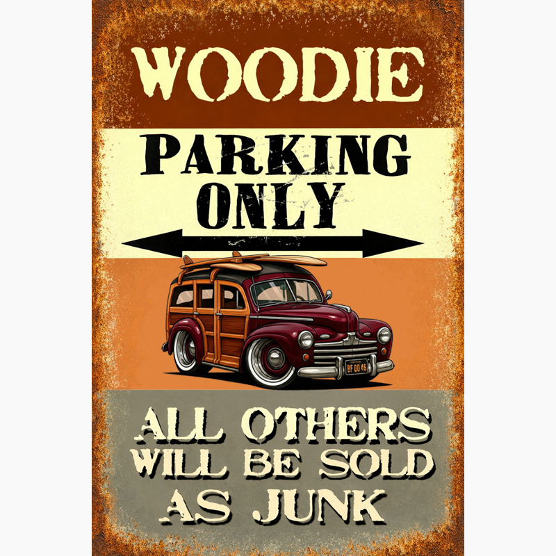 BF0046 (CA) Sign - Woodie Parking Only II
