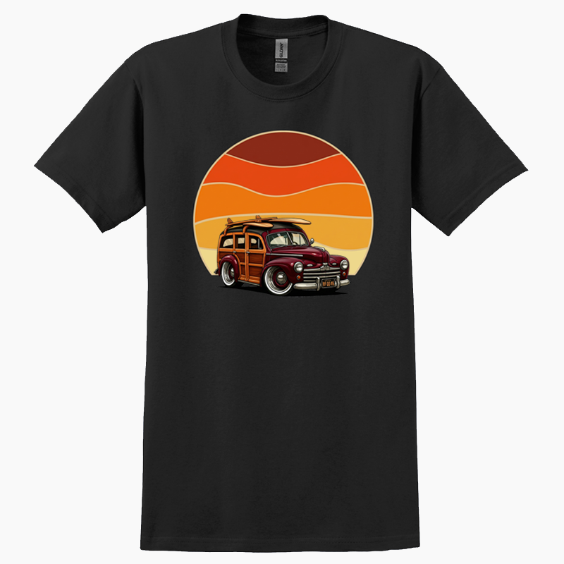 BF0046 (CA) T-Shirt - Woodie Sunrise