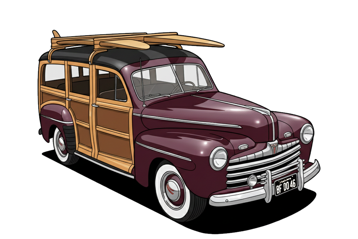 BF0046 (CA) Sign - Woodie Parking Only II