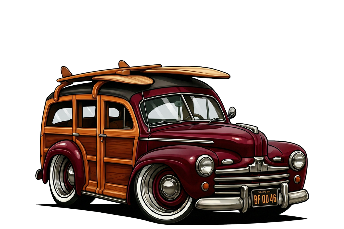 BF0046 (CA) Sign - Woodie Parking Only II
