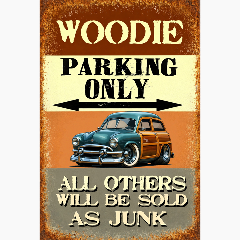 BHE7363 (AZ) Sign - Woodie Parking Only II
