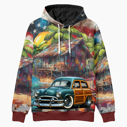 BHE7363 (AZ) Woodie Hoodie - Patriotic