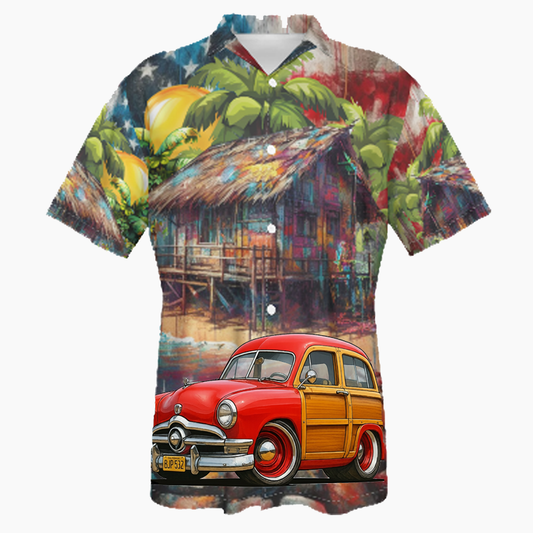 BJP532 (CA) Hawaiian Shirt - Patriotic