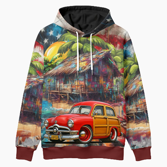 BJP532 (CA) Woodie Hoodie - Patriotic