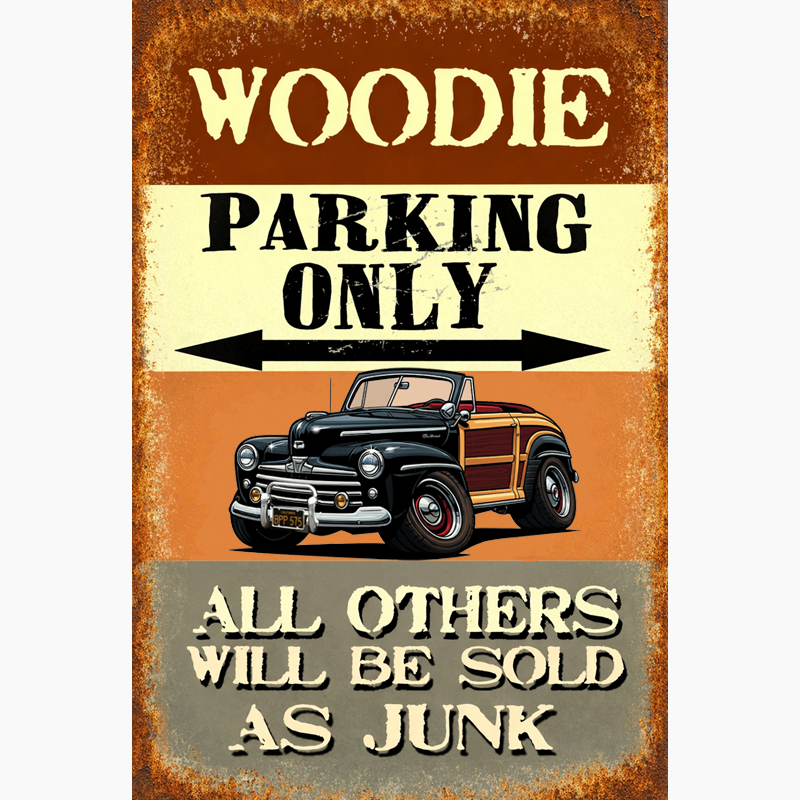 BPP575 (CA) Sign - Woodie Parking Only II