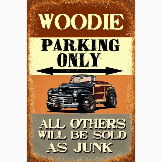 BPP575 (CA) Sign - Woodie Parking Only II