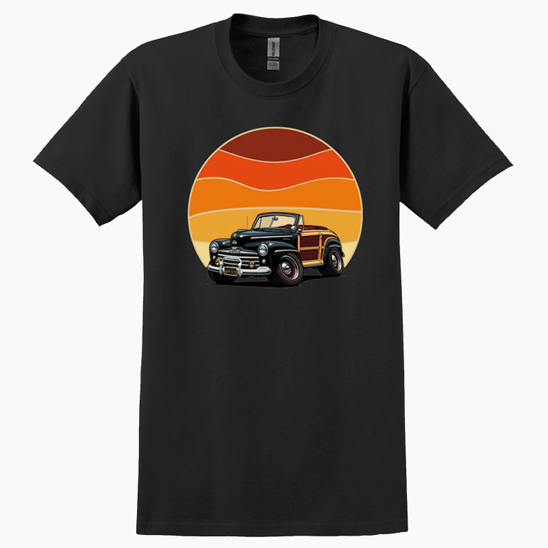 BPP575 (CA) T-Shirt - Woodie Sunrise