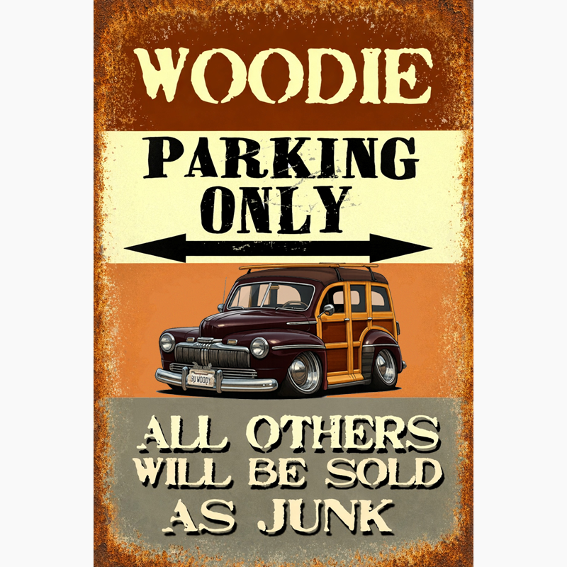 BUWOODY (CA) Sign - Woodie Parking Only II