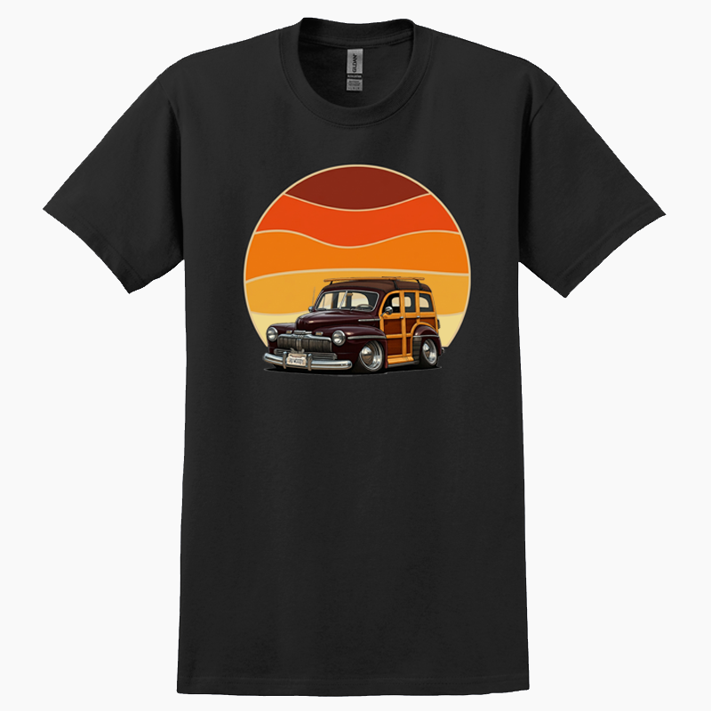 BUWOODY (CA) T-Shirt - Woodie Sunrise