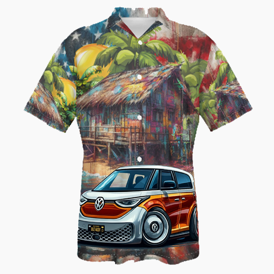 BUZWUDY (CA) Hawaiian Shirt - Patriotic