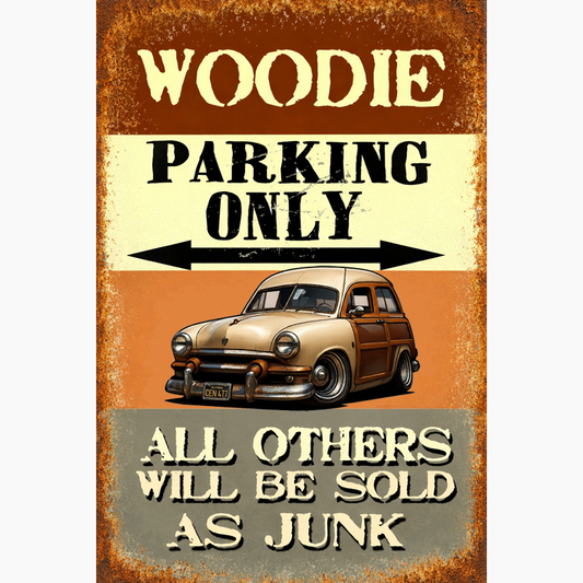 CEN477 (CA) Sign - Woodie Parking Only II