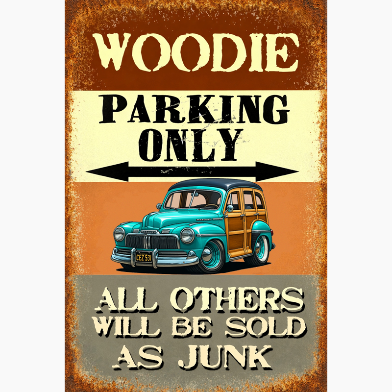 CEZ531 (CA) Sign - Woodie Parking Only II