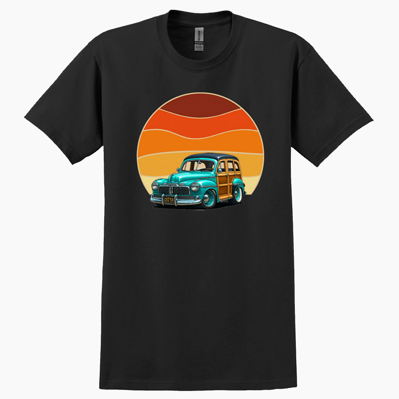 CEZ531 (CA) T-Shirt - Woodie Sunrise
