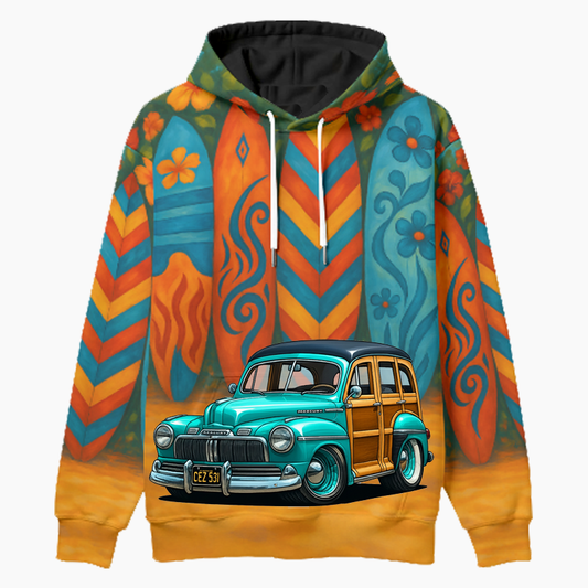 CEZ531 (CA) Woodie Hoodie - Surfboard
