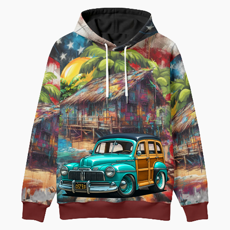 CEZ531 (CA) Woodie Hoodie - Patriotic