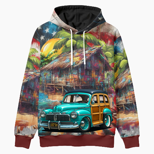 CEZ531 (CA) Woodie Hoodie - Patriotic