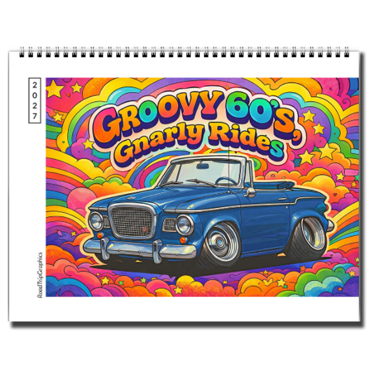 2027 Groovy 60's Calendar