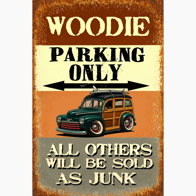 DCFD46 (CA) Sign - Woodie Parking Only II