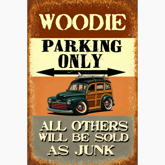 DCFD46 (CA) Sign - Woodie Parking Only II