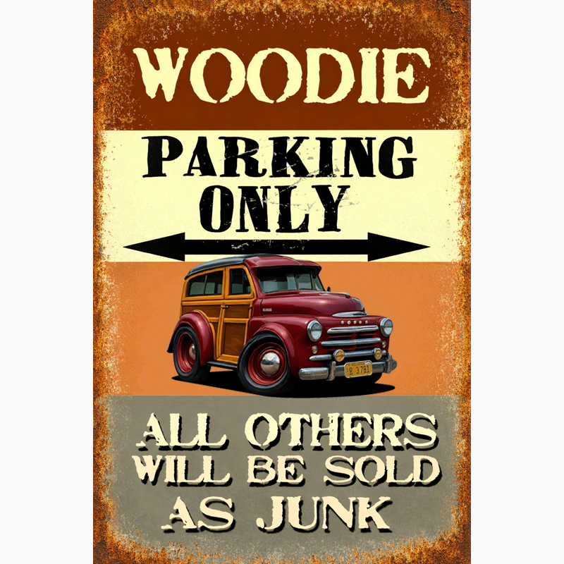 DG3781 (CA) Sign - Woodie Parking Only II